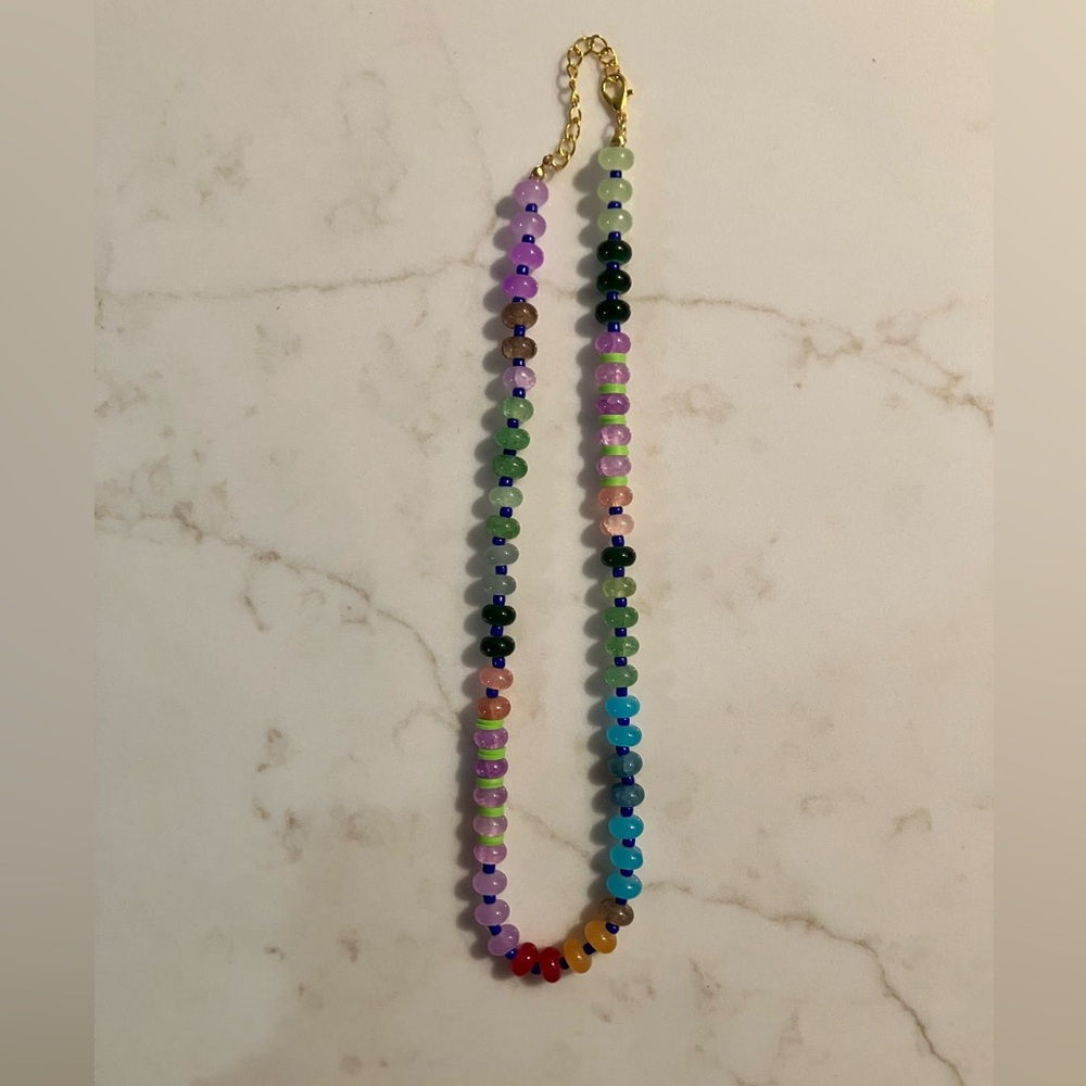 Multicolor Beaded Women's Necklace